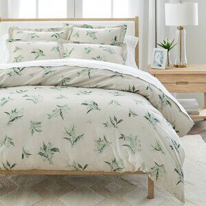 Potterybarn Monique Lhuillier Lily of the Valley Cotton Duvet Cover King Cal NEW